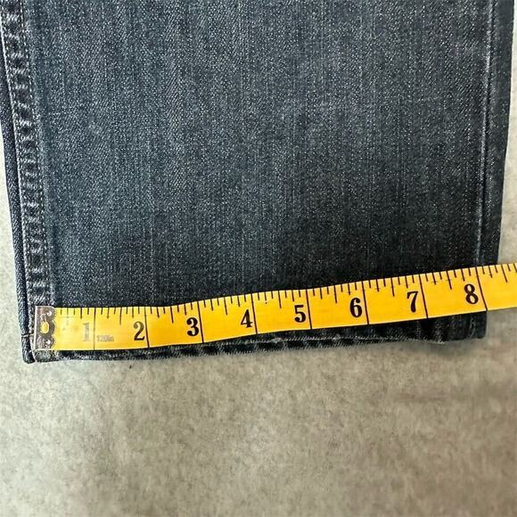 Levi's 514 Men's Straight Leg Dark Blue Jeans Size 34x30 See measurements - Picture 9 of 16